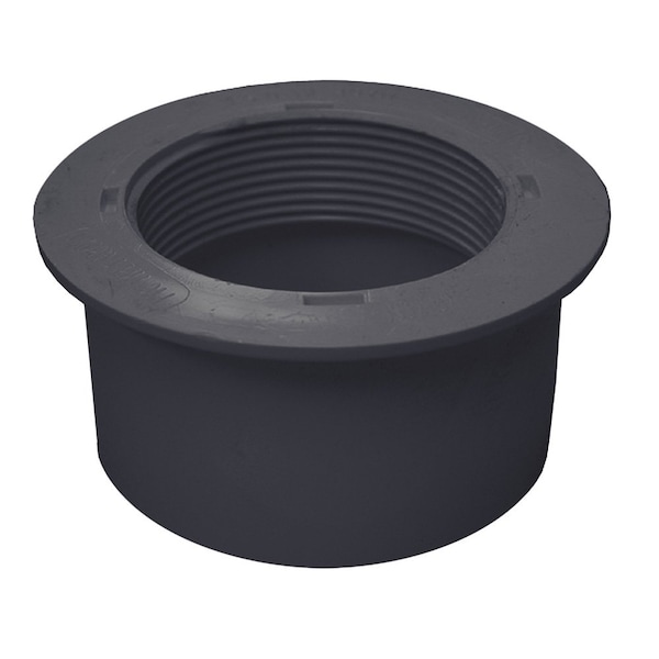 Jones Stephens 4in. PVC Inside Pipe Fit Drain Base for 3in. Spud D52004 - main
